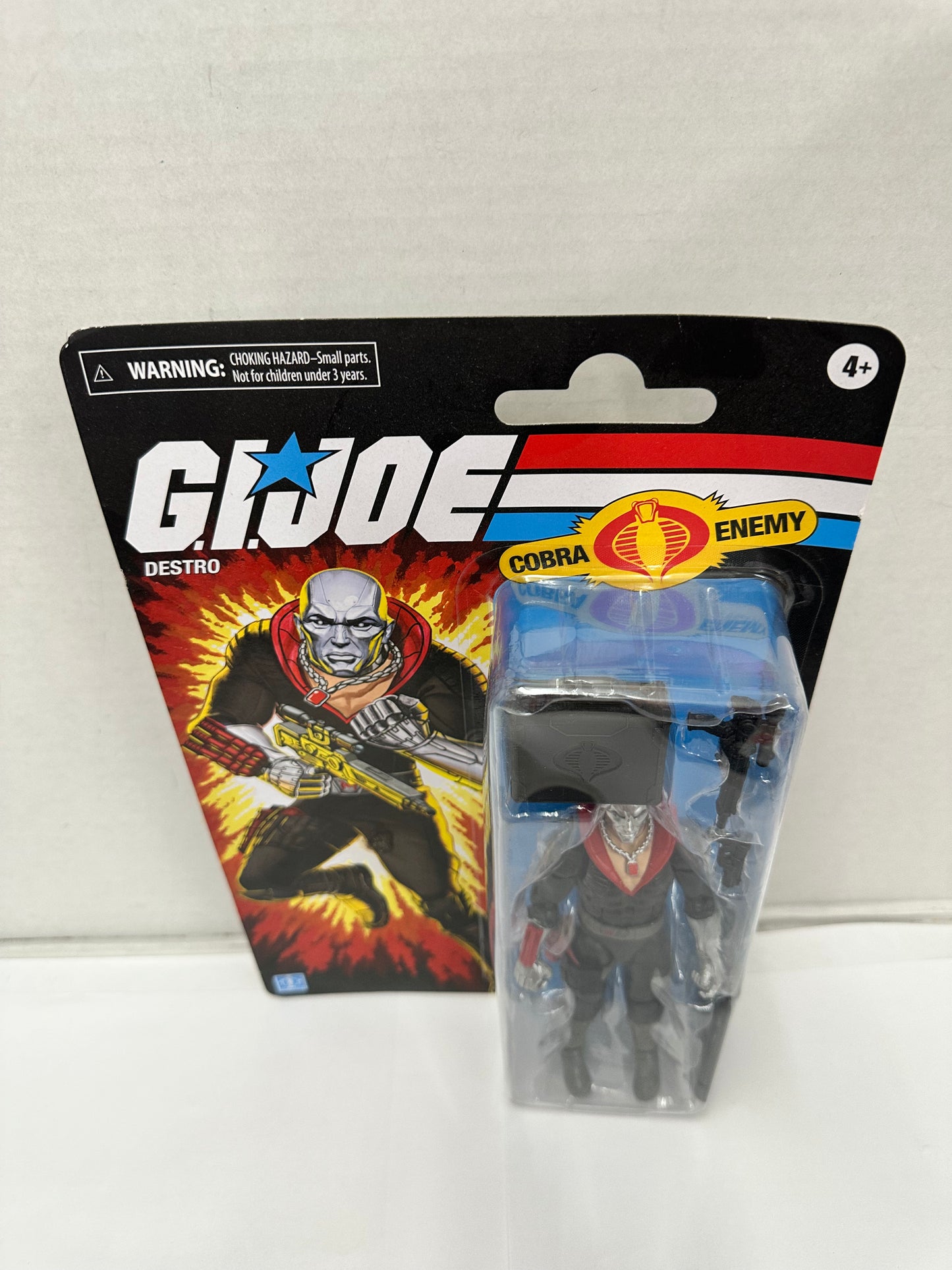 GI Joe Classified Retro Card Destro 6" Figure New on Card Hasbro 2022