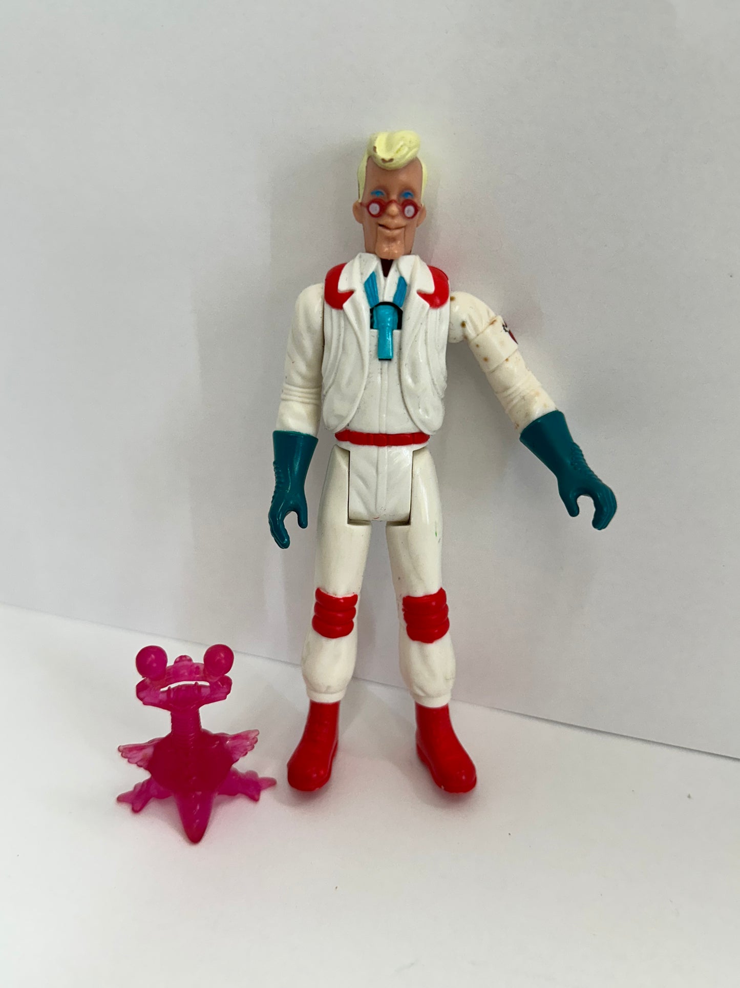 1986 Egon Spengler Fright Features Vintage Ghostbusters Kenner Figure Loose
