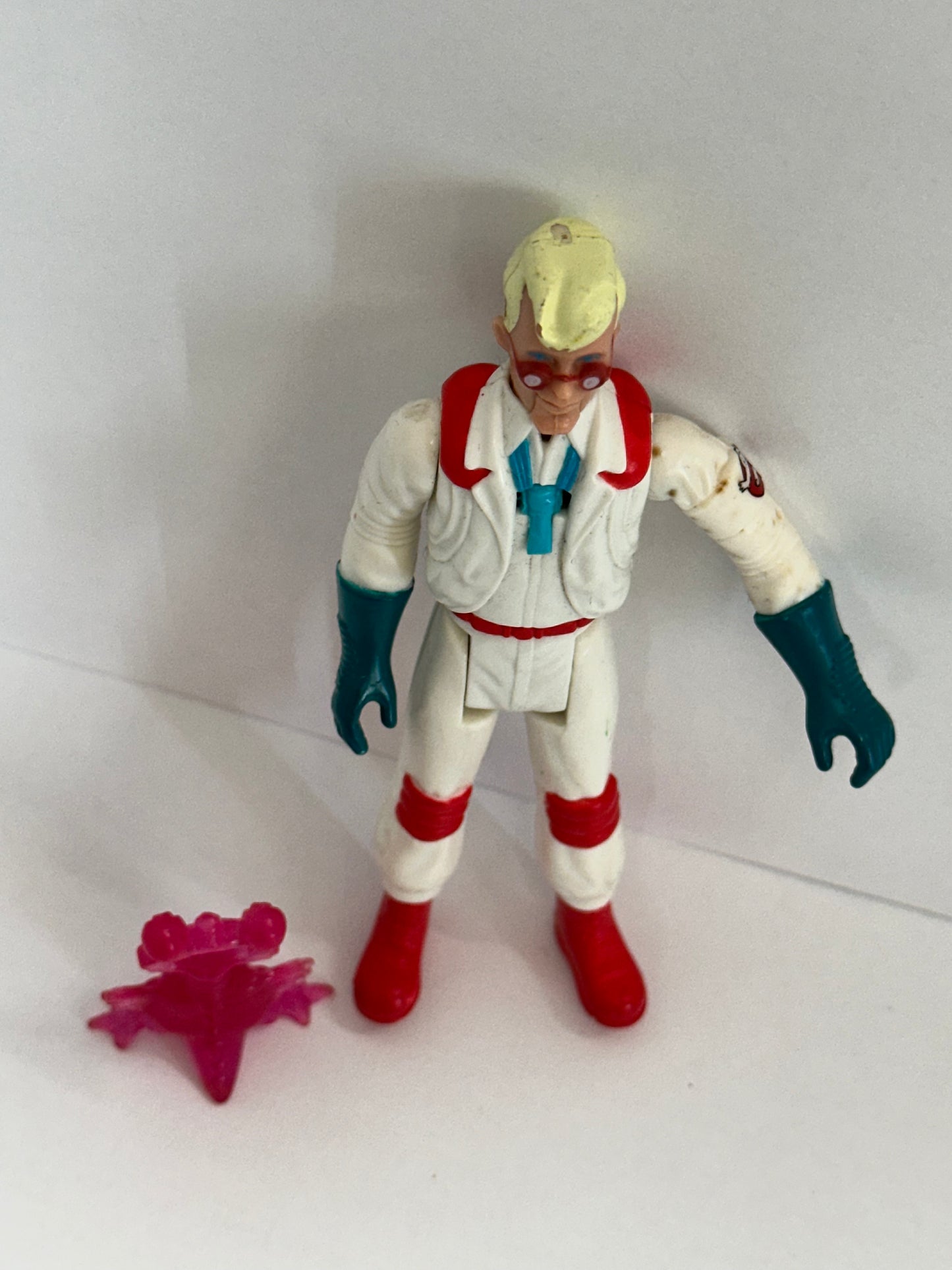 1986 Egon Spengler Fright Features Vintage Ghostbusters Kenner Figure Loose