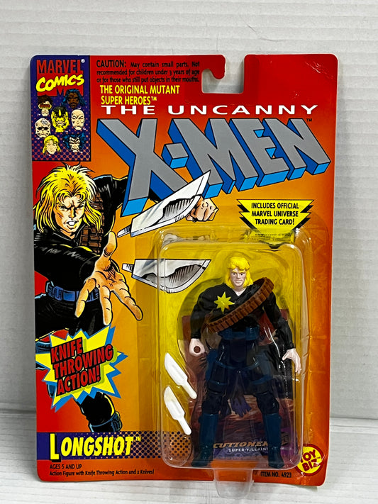 1993 Marvel The Uncanny X-Men Longshot Knife Throwing Action Toy Biz 4923 NEW
