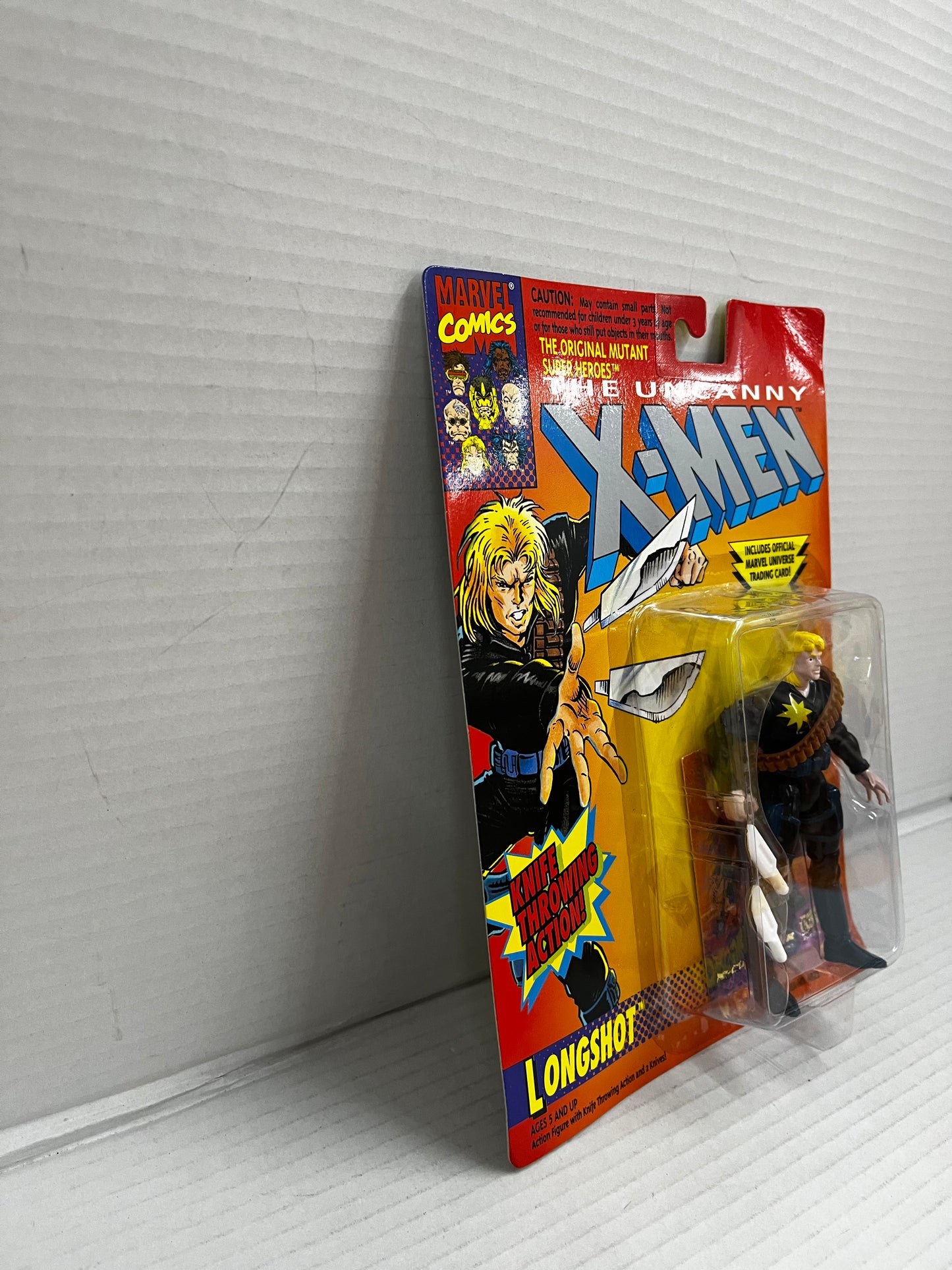 1993 Marvel The Uncanny X-Men Longshot Knife Throwing Action Toy Biz 4923 NEW