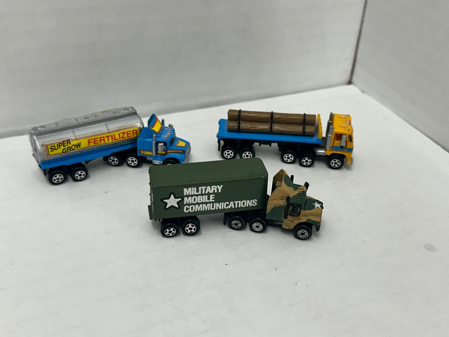 Galoob Vintage Micro Machines Semi Trucks Lot of 3