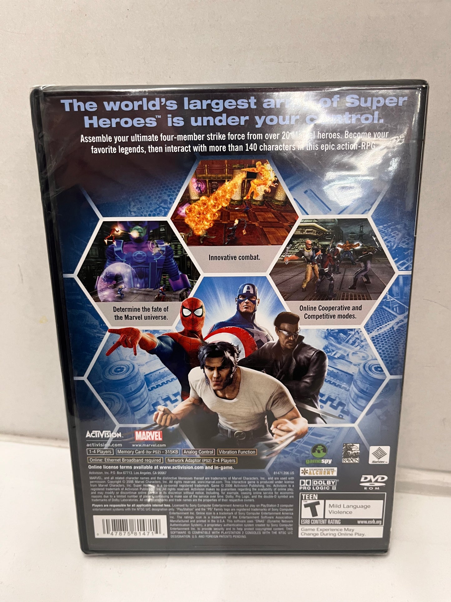 Marvel Ultimate Alliance 2 PS2 (Sony PlayStation 2) CIB New / SEALED