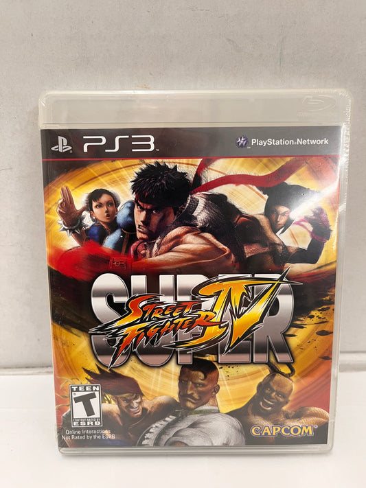 Super Street Fighter IV (Playstation 3, 2010) Sealed