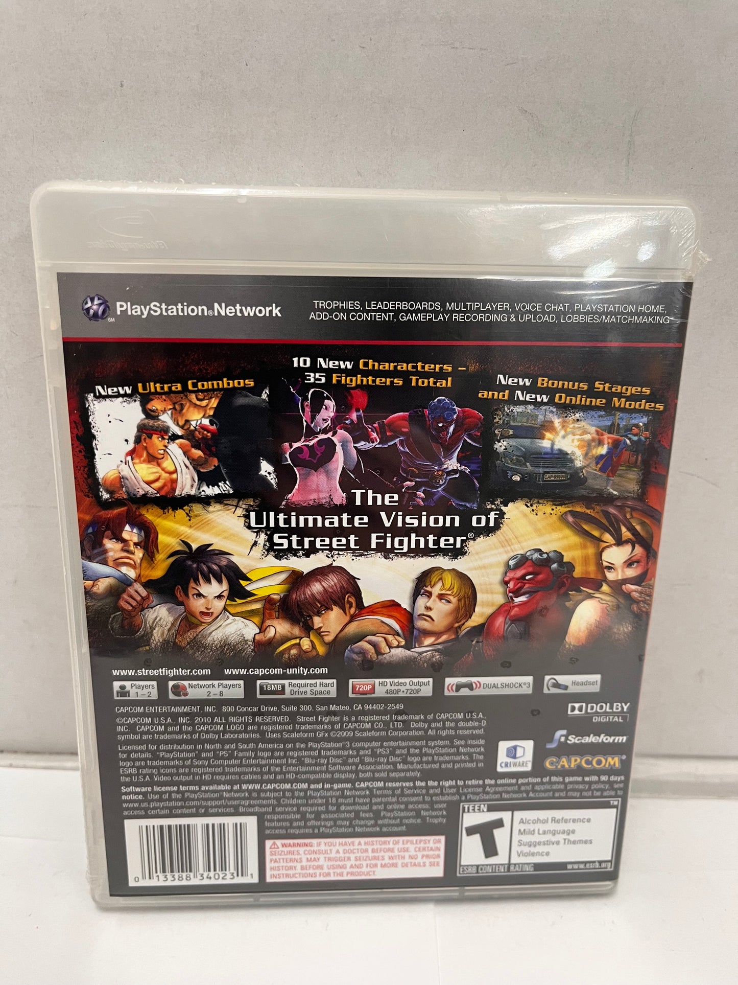 Super Street Fighter IV (Playstation 3, 2010) Sealed