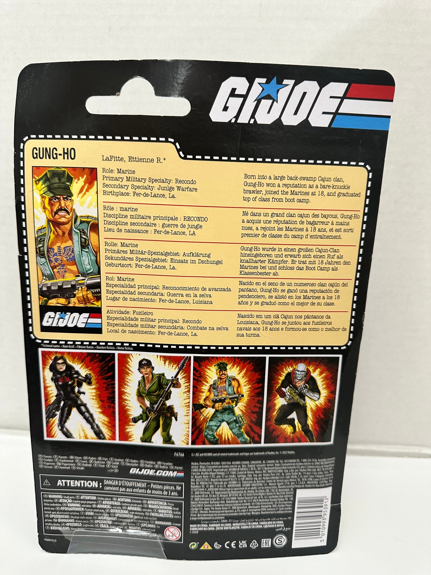 GI Joe Classified Series Retro Gung-Ho 6" Action Figure 2022 Hasbro Sealed New