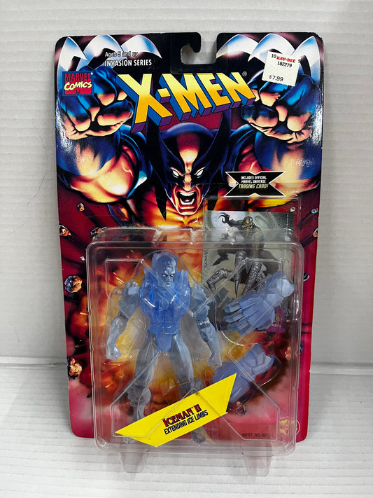 X- Men Invasion Series Iceman II 5"in Figure w/Extending Ice Limbs Toy Biz 1995