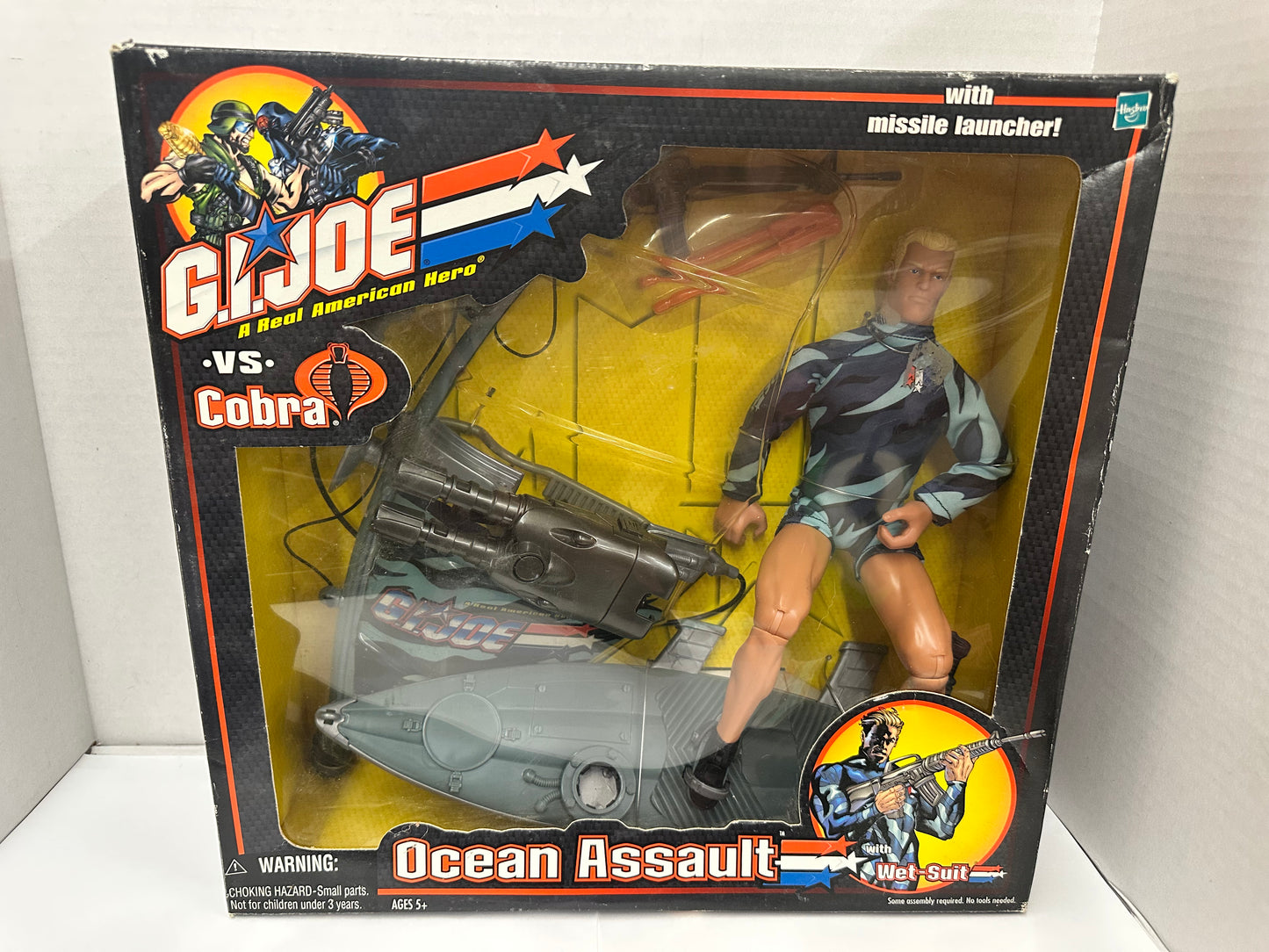 Vintage G.I. JOE Ocean Assault 2001 Hasbro Action Figure