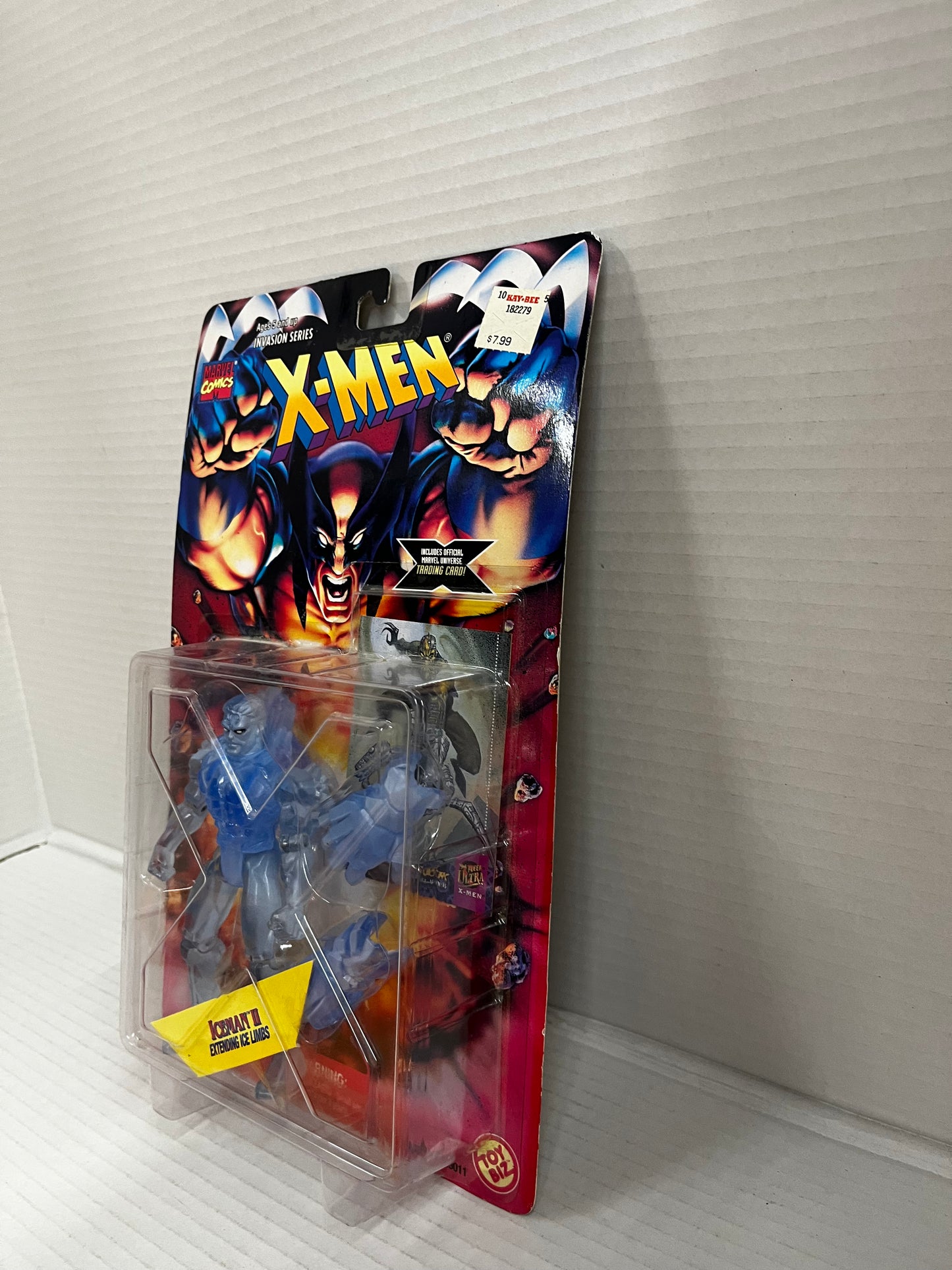 X- Men Invasion Series Iceman II 5"in Figure w/Extending Ice Limbs Toy Biz 1995