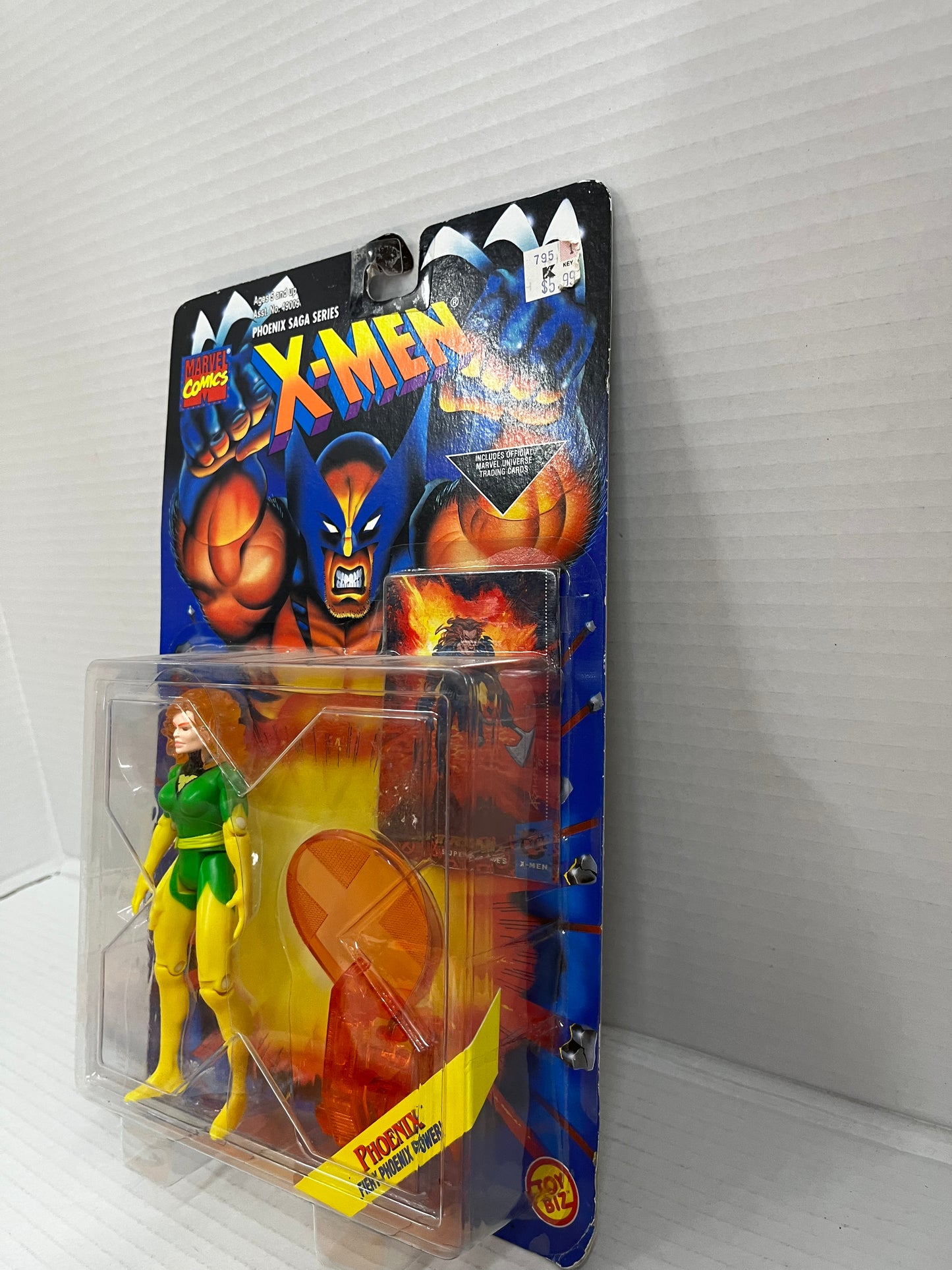 Vintage 1994 Toybiz Marvel The Uncanny X-Men Phoenix With Trading Card Gambit