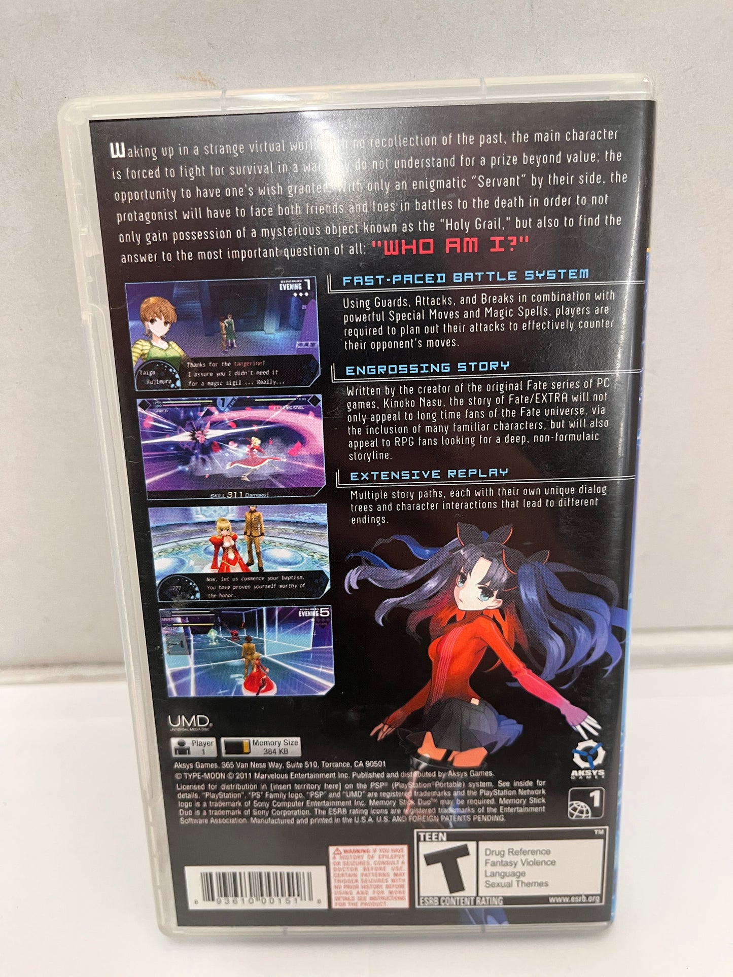 Fate Extra (Sony PSP, 2011) *Complete*