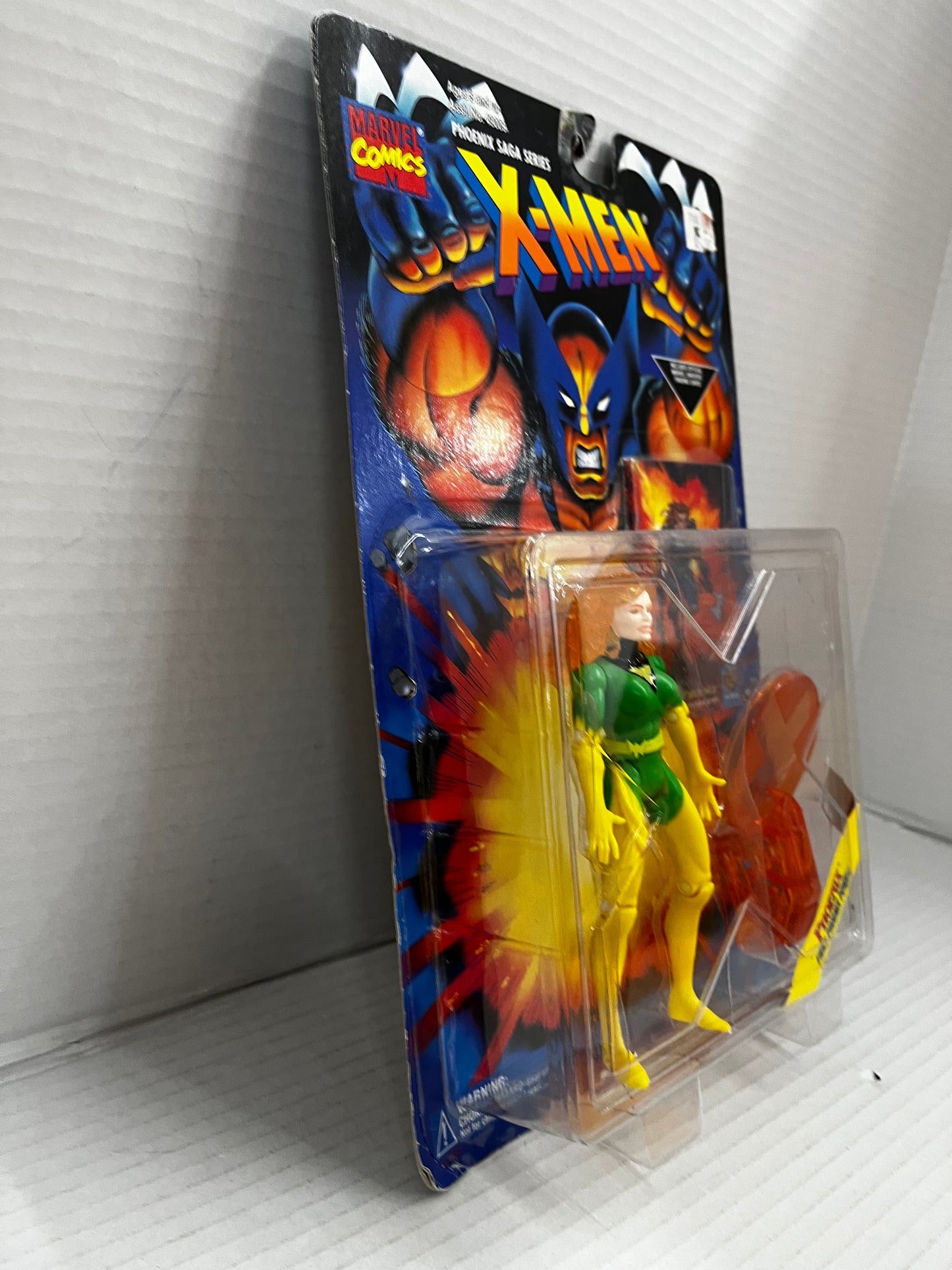 Vintage 1994 Toybiz Marvel The Uncanny X-Men Phoenix With Trading Card Gambit