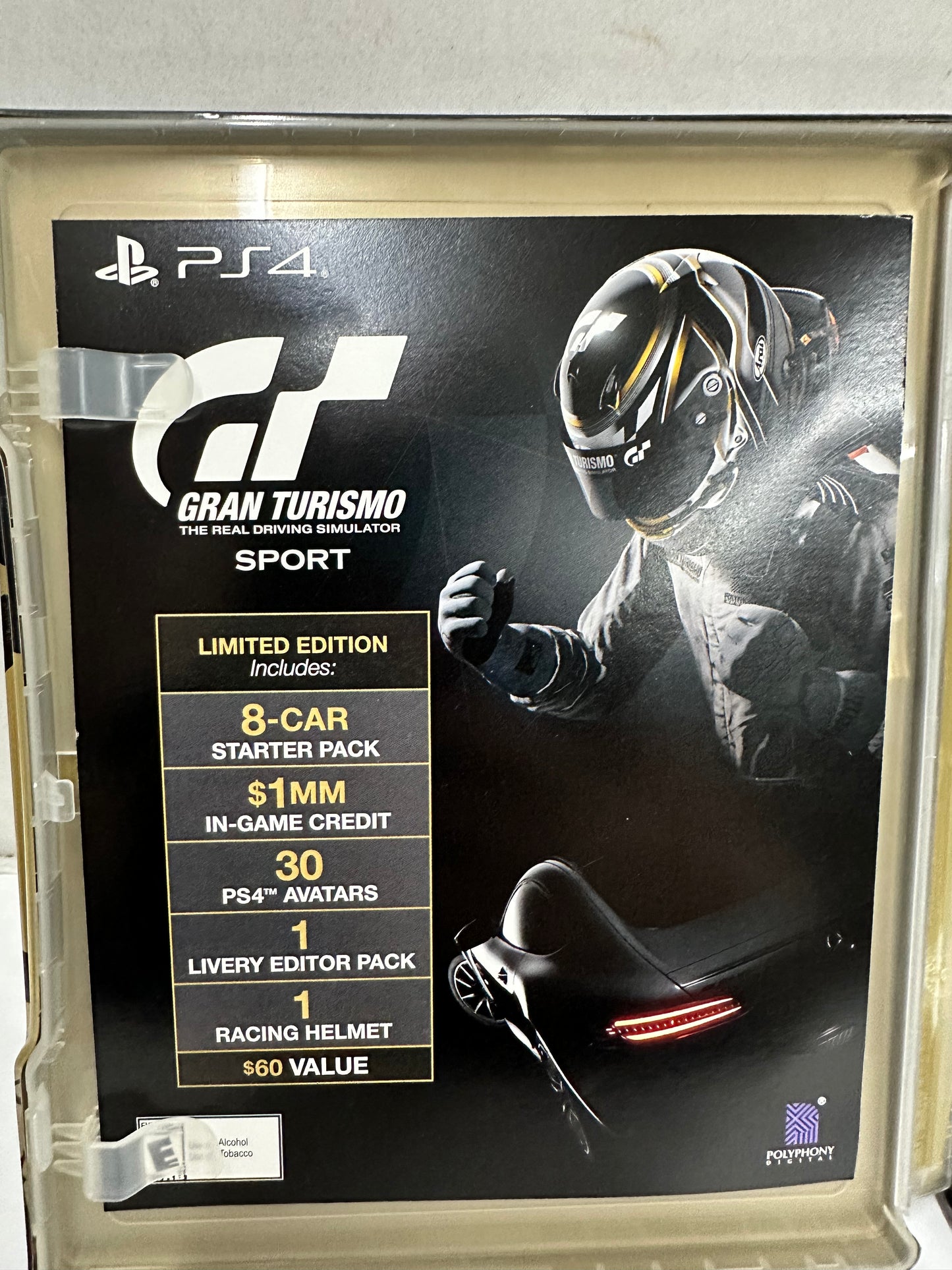 Gran Turismo Sport Limited Steelbook Edition PS4 PlayStation 4 Complete