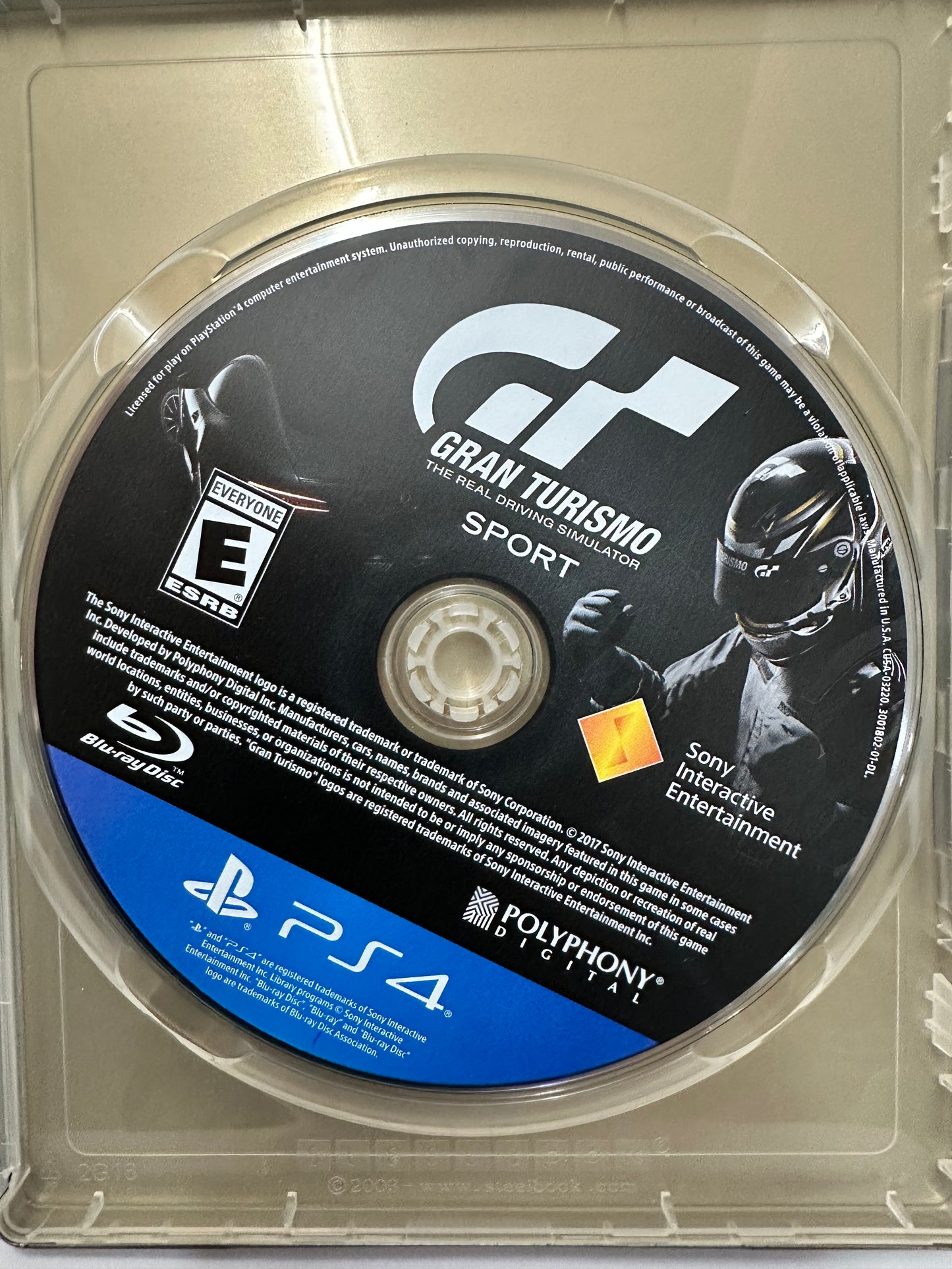 Gran Turismo Sport Limited Steelbook Edition PS4 PlayStation 4 Complete