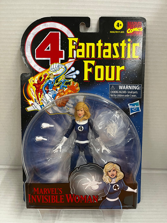 2021 Marvel Comics Legend INVISIBLE WOMAN Retro Fantastic Four Vintage 6” Figure