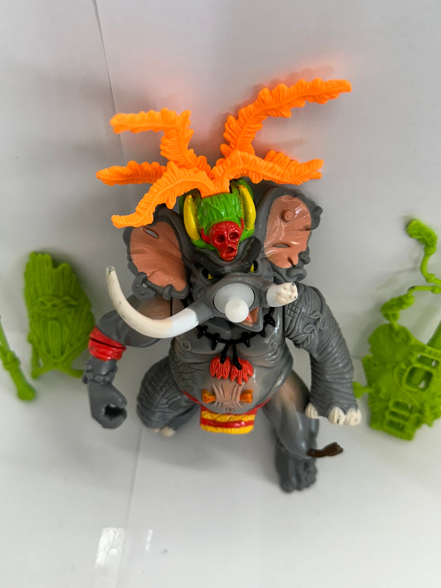TMNT 1992 Dr El Elephant Teenage Mutant Ninja Turtles Figure Near Complete