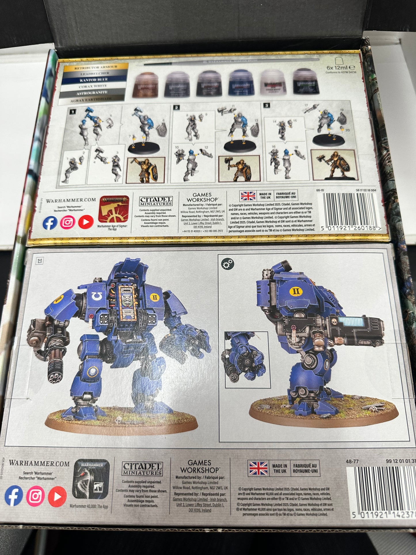 Warhammer Intro Set Age Of Sigmar Redemptor Dreadnought StormsCast Eternals