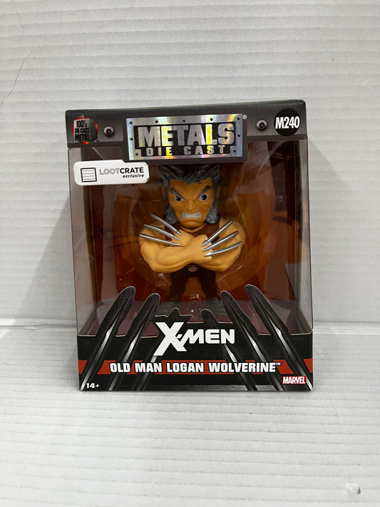 Metals Die Cast Old Man Logan Wolverine X-men NEW Loot Crate Jada Metals