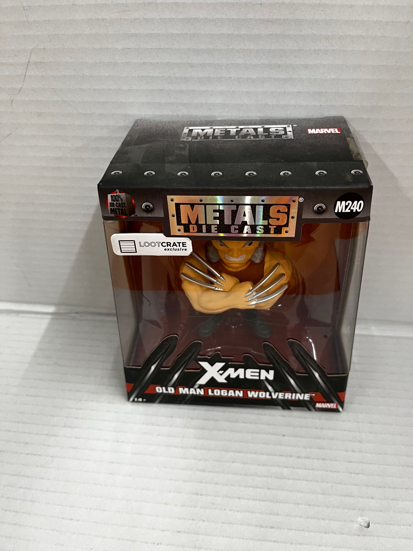 Metals Die Cast Old Man Logan Wolverine X-men NEW Loot Crate Jada Metals