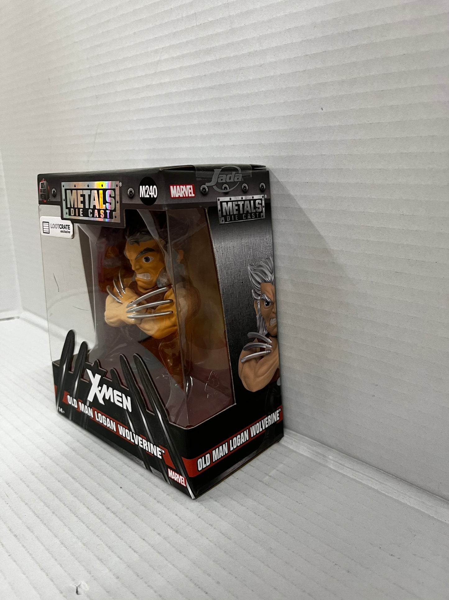 Metals Die Cast Old Man Logan Wolverine X-men NEW Loot Crate Jada Metals