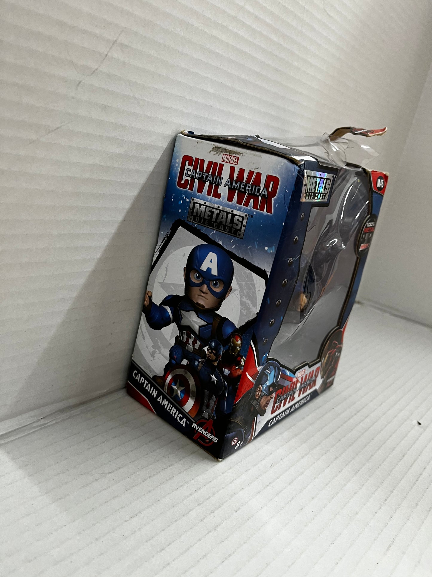 2016 Jada Toys Metals Die Cast M45  Marvel Civil War Captain America 4" Figure