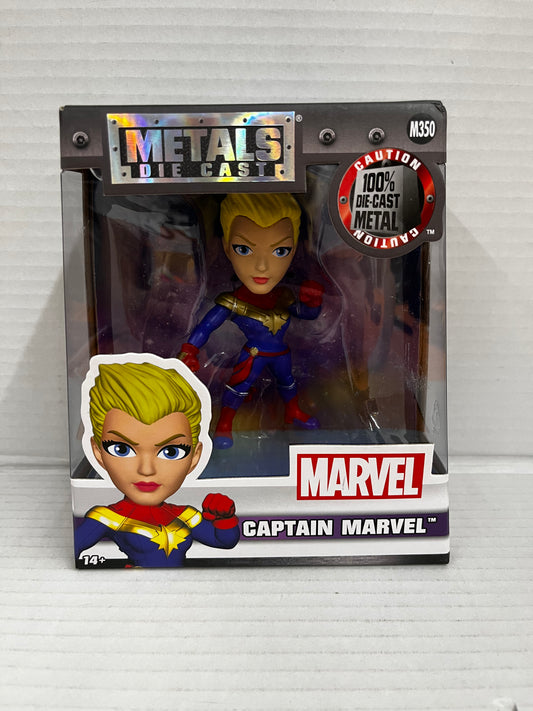 Captain Marvel Metalfigs Die Cast M350 Figure Metal Jada Toys 4" New