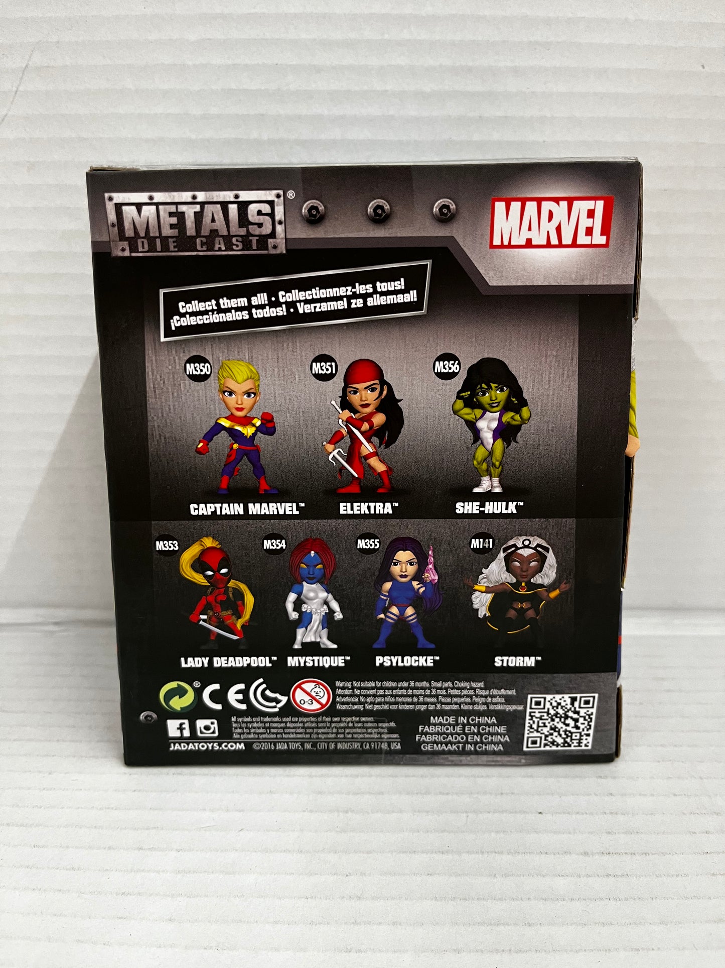 Captain Marvel Metalfigs Die Cast M350 Figure Metal Jada Toys 4" New