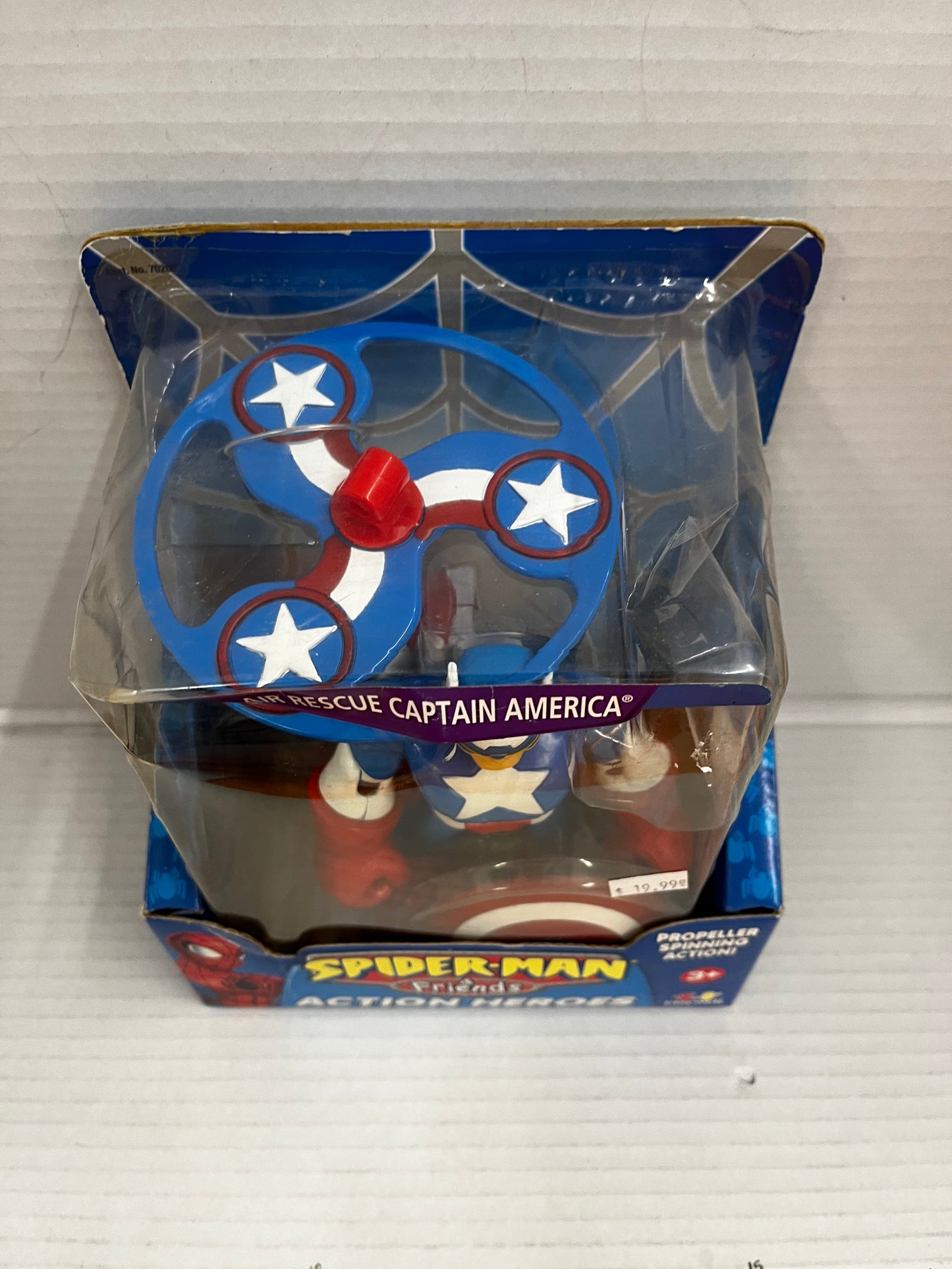 Spider-Man & Friends Action Heroes Air Rescue Captain America Playwell