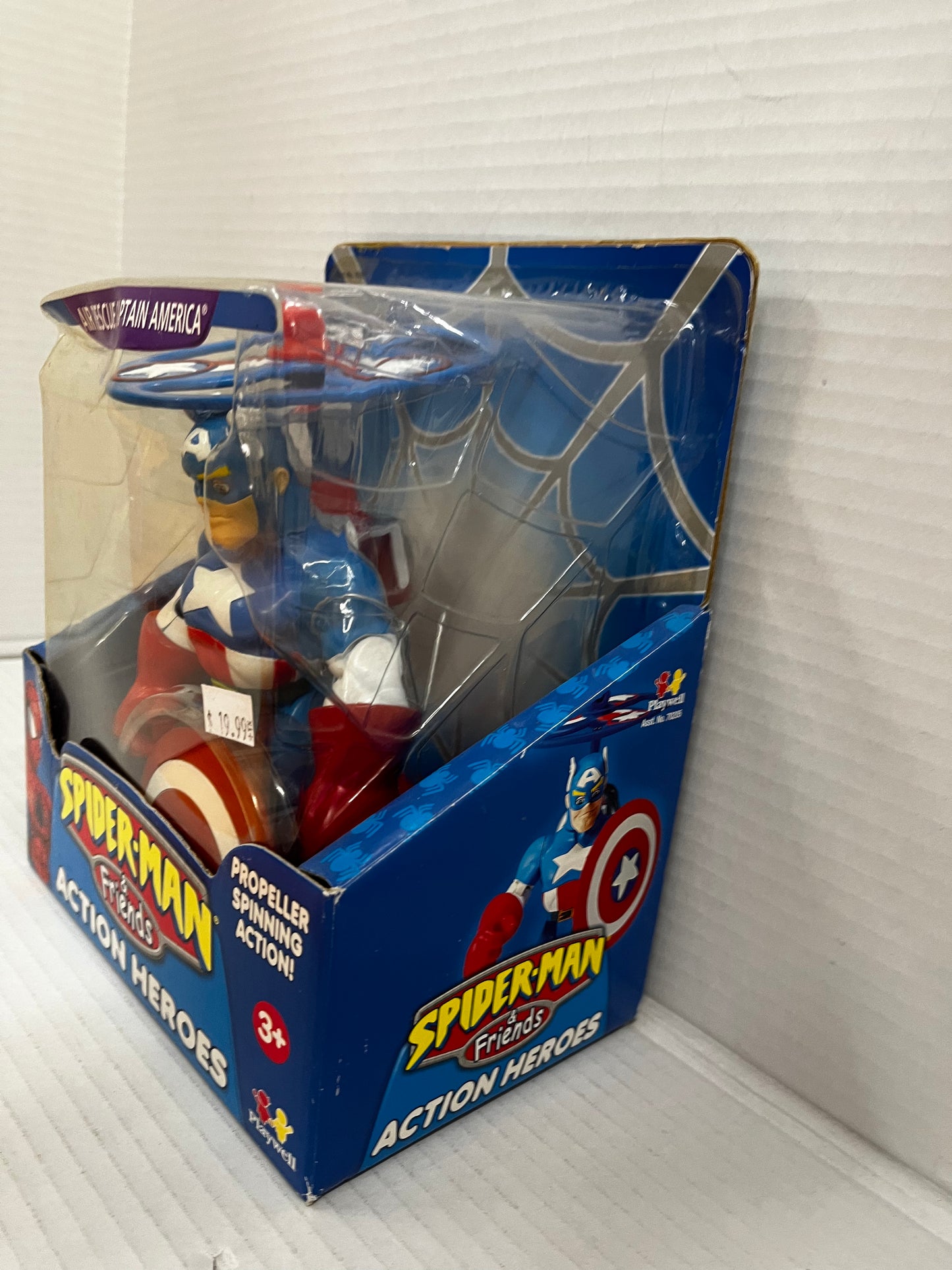 Spider-Man & Friends Action Heroes Air Rescue Captain America Playwell