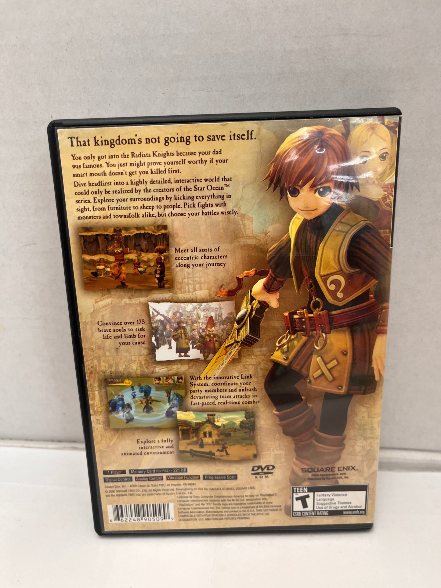 Radiata Stories for PS2 NO MANUAL