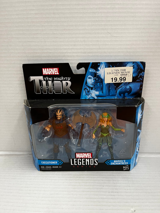 MARVEL LEGENDS SERIES 3.75" EXECUTIONER & ENCHANTRESS 2 PACK FIGURE SET