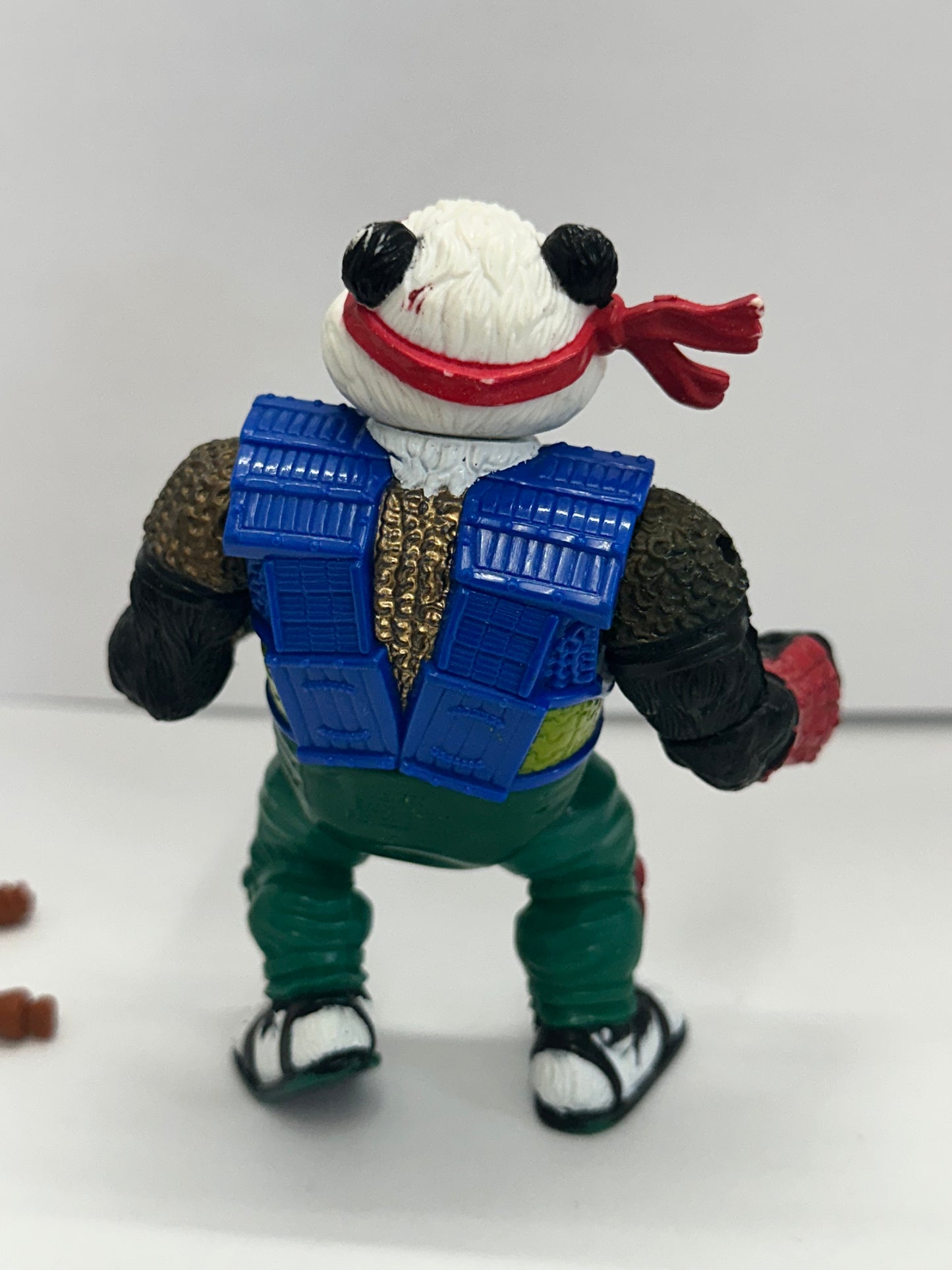 Panda Khan Teenage Mutant Ninja Turtle TMNT 1990 Playmates Vintage Figure