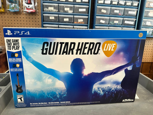 Guitar Hero Live PS4 Bundle New Guitar Controller Dongle Game Strap