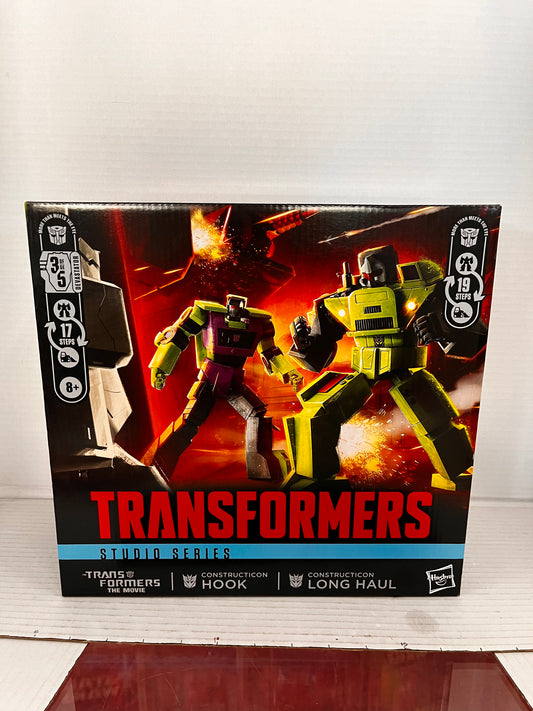 Transformers Studio Series 86  Long Haul & Hook Set - Constructicon Devastator
