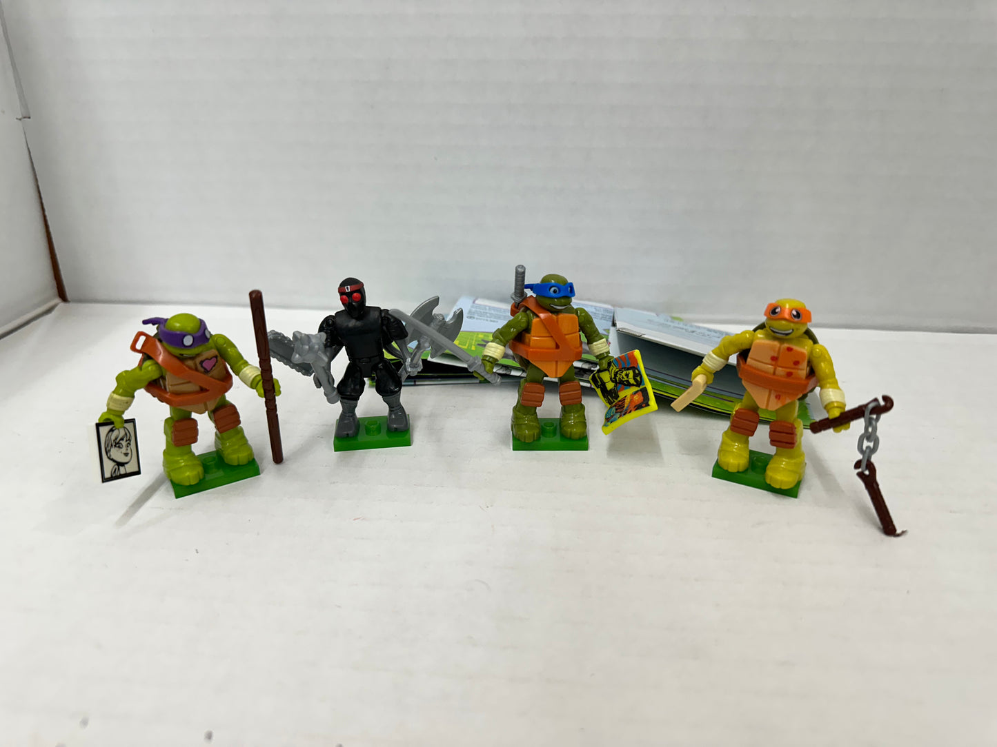 Mega Construx Bloks TMNT Series 1 Blind Bag Figure Lot Of 4