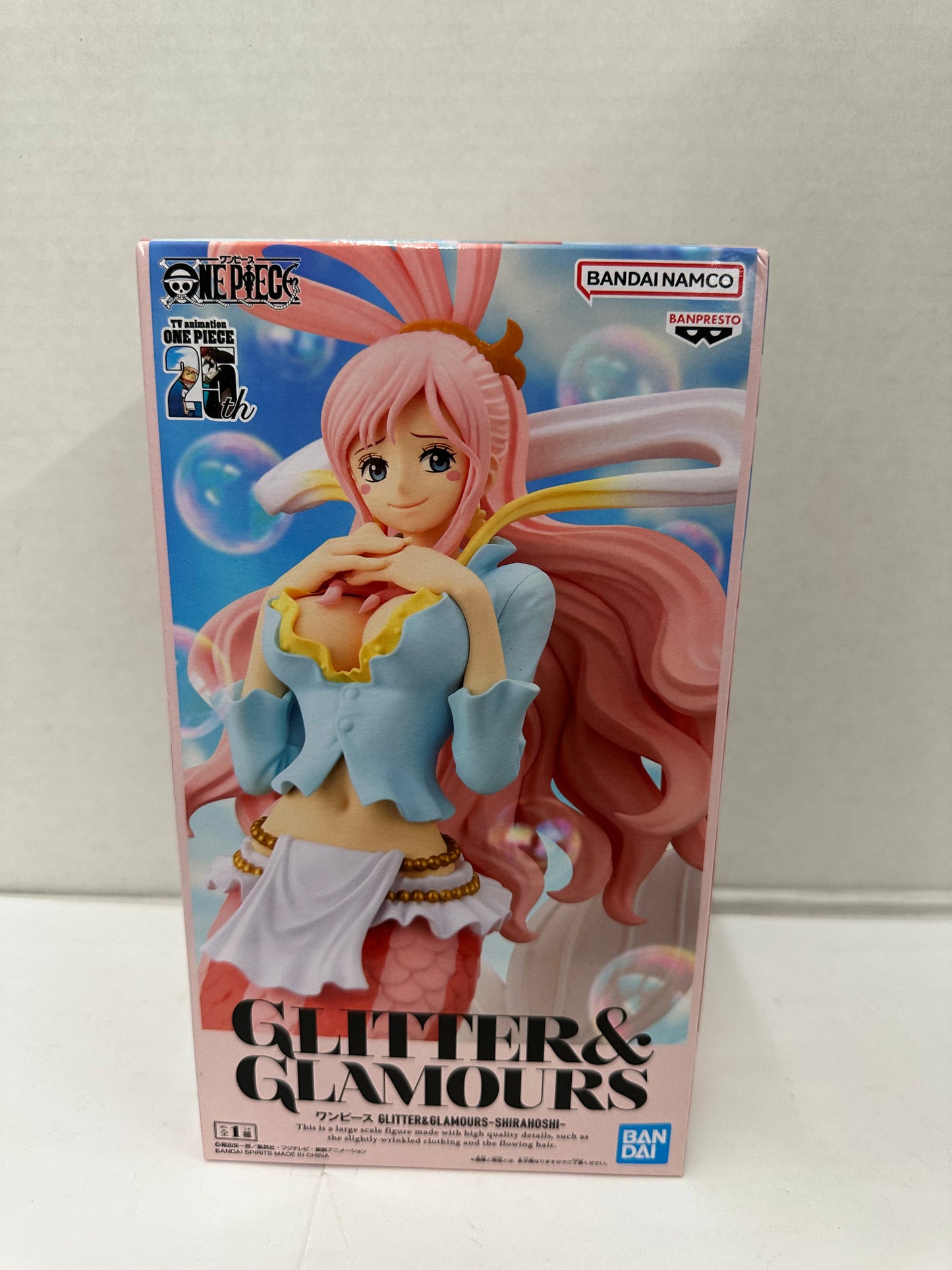 One Piece Glitter & Glamours Shirahoshi Banpresto Anime Figure New Boxed