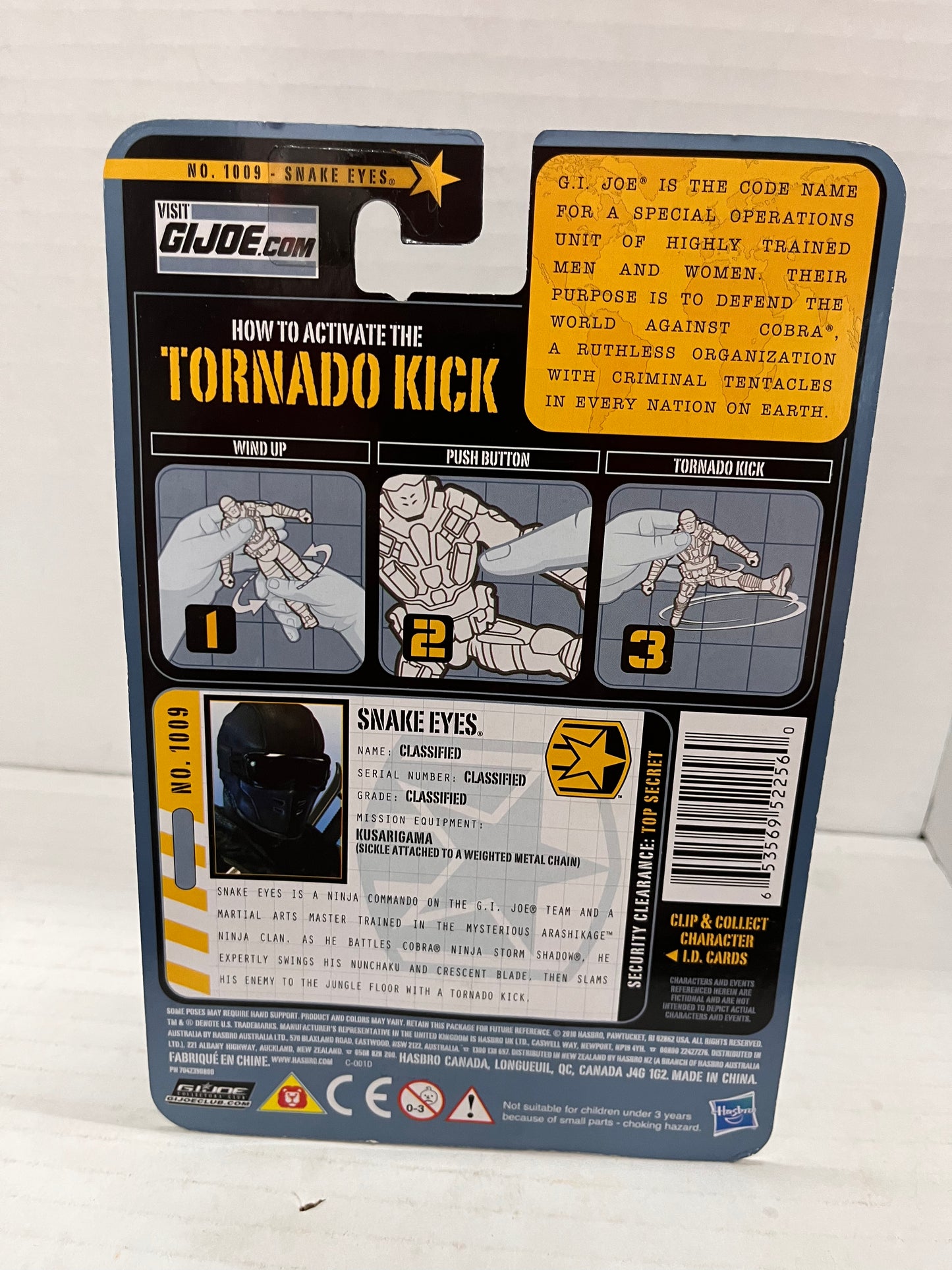 Snake Eyes: Ninja Commando feat. Tornado Kick | G.I. JOE | 3.75"
