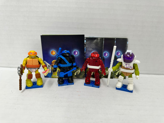 Mega Construx Bloks TMNT Series 3 Blind Bag Figure Lot Of 4