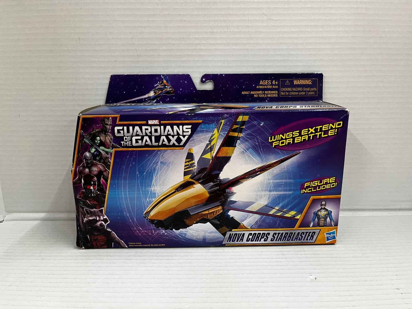 2013 Hasbro: Marvel Guardians of the Galaxy Nova Corps Starblaster & Figure, New