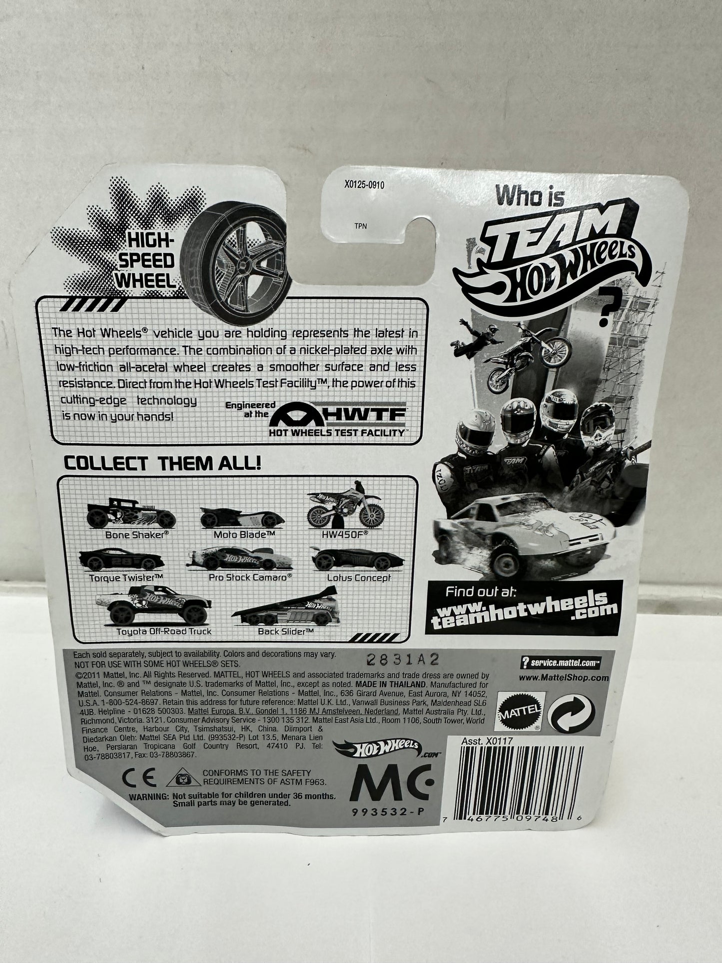 Hot Wheels Moto Blade - 2011 High Speed Wheels