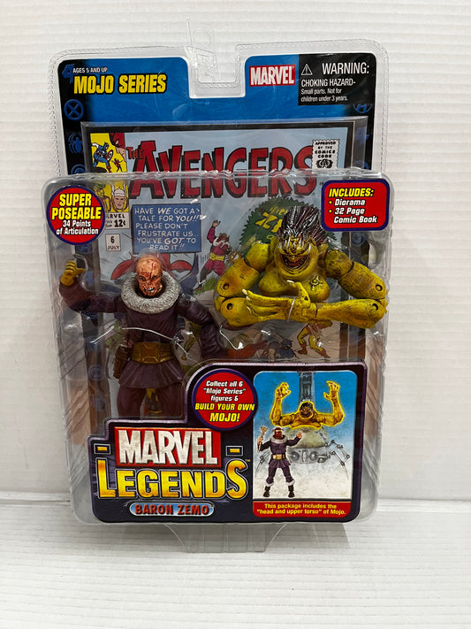 Marvel Legends 2006 Baron Zemo Mojo Series  Action Figure Toybiz NIB