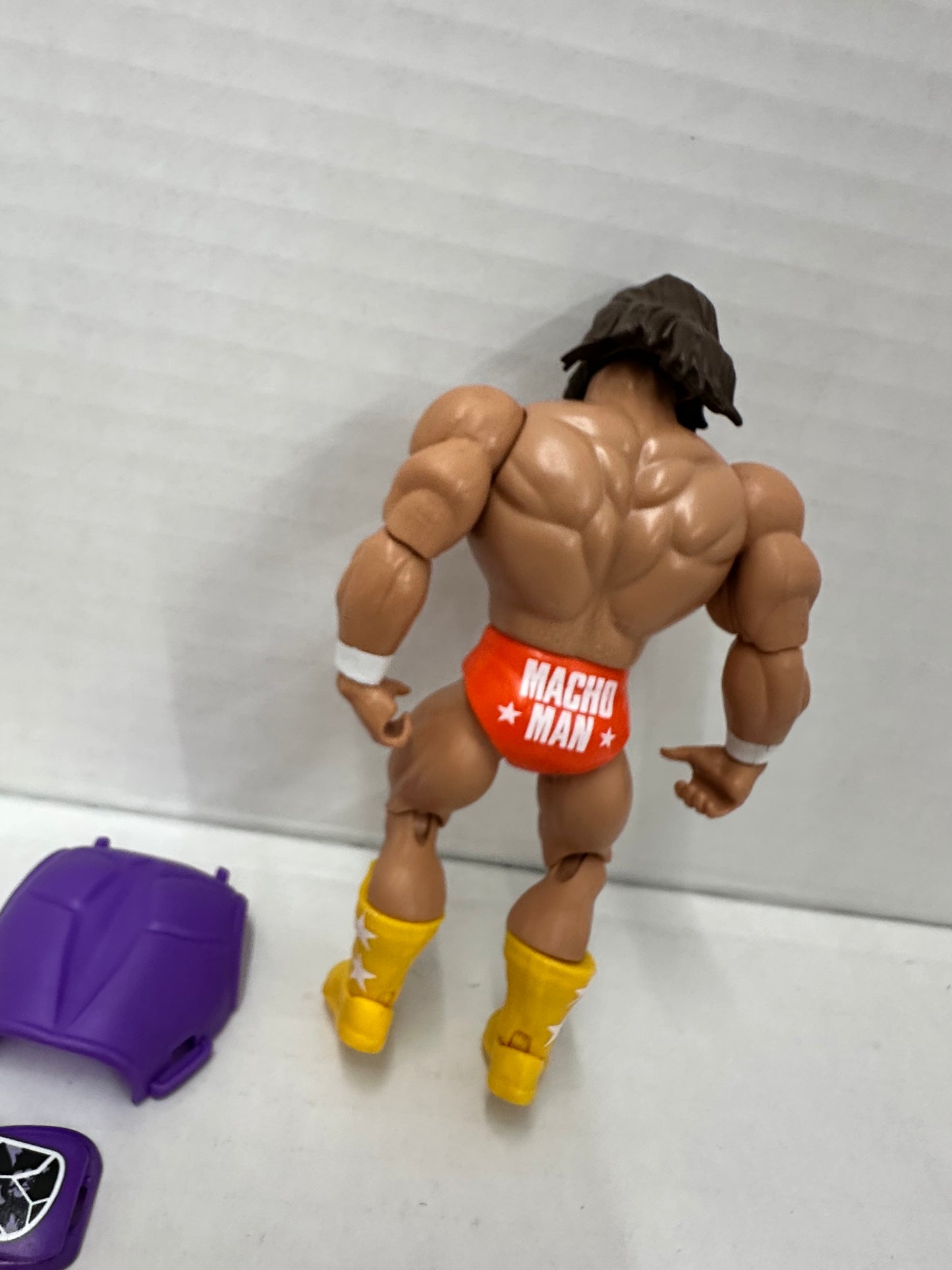 MACHO MAN RANDY SAVAGE Masters Of The WWE loose figure Mattel Universe Man Arms