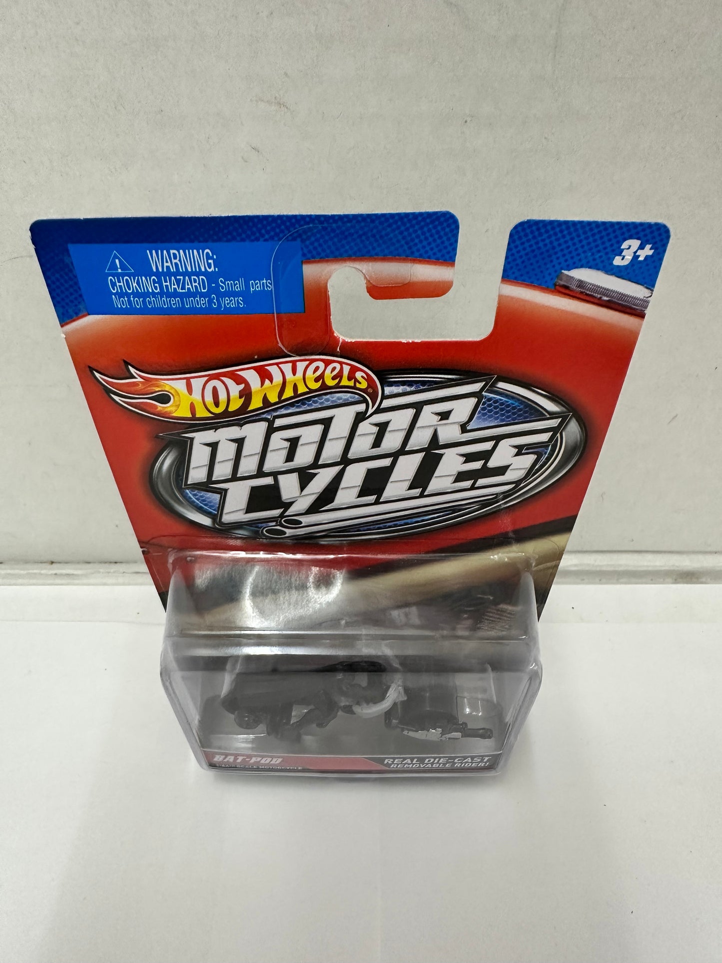 Hot Wheels Motorcycles Bat-Pod Real Die-cast  Removable Rider