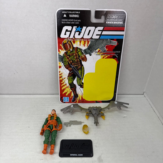 2018 Hasbro G.I. JOE FSS Collector's Club Exclusive GENERAL HAWK 3.75"