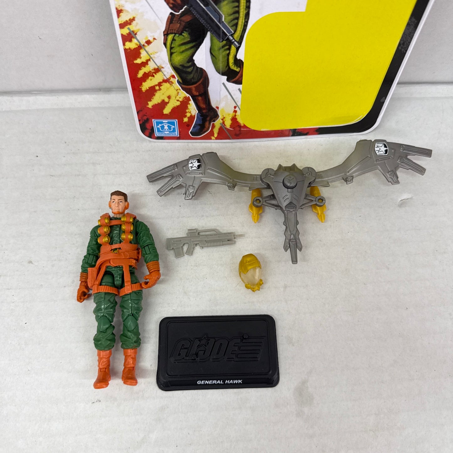 2018 Hasbro G.I. JOE FSS Collector's Club Exclusive GENERAL HAWK 3.75"