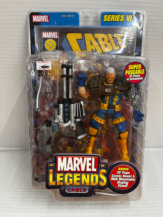 Marvel Legends Cable Figure Series VI Brown Suit Variant Toy Biz 2004