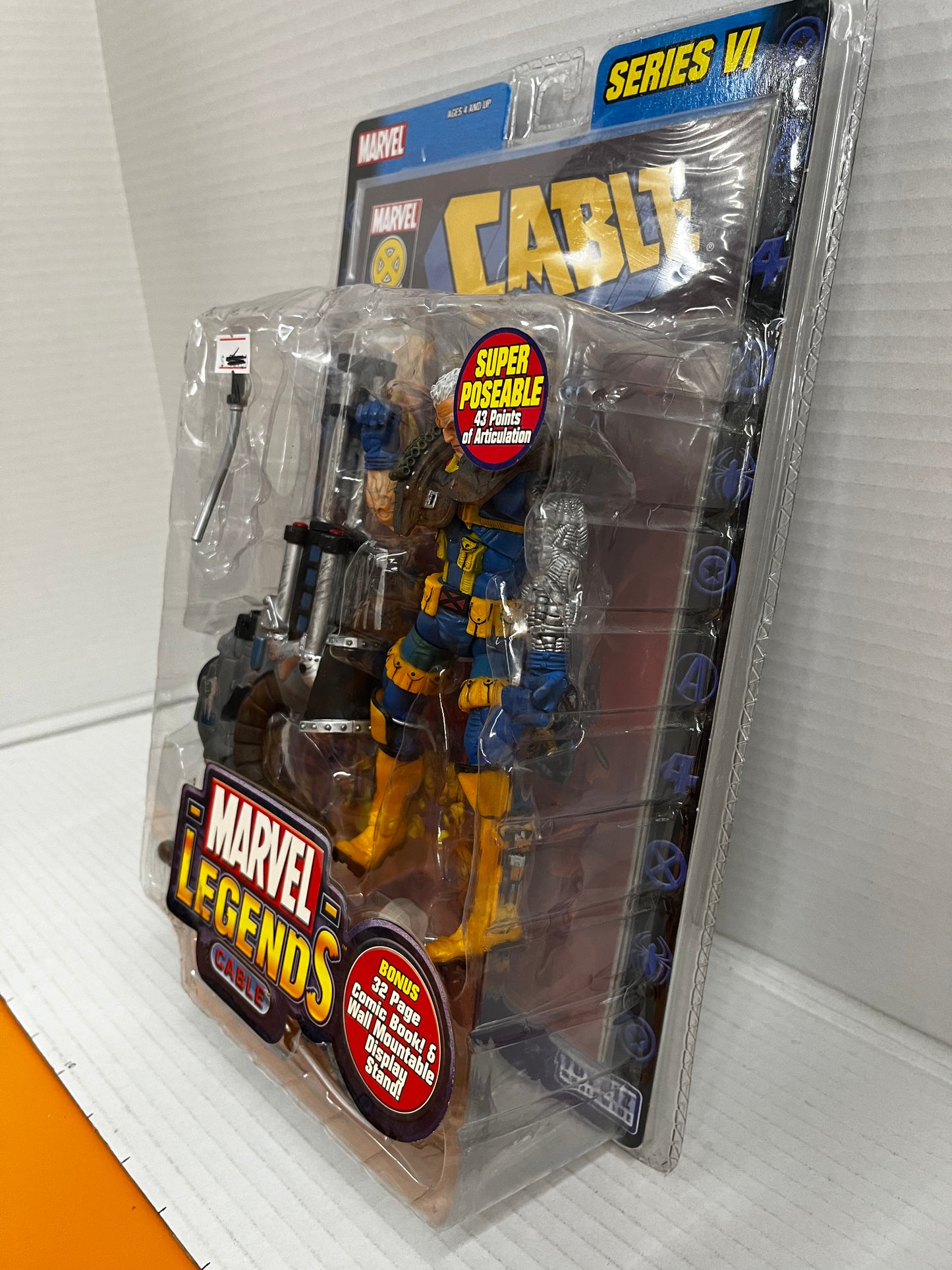 Marvel Legends Cable Figure Series VI Brown Suit Variant Toy Biz 2004