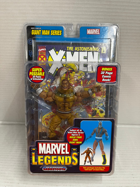 Marvel Legends Age of Apocalypse SABRETOOTH BAF Giant Man Series 2006 X Men AOA