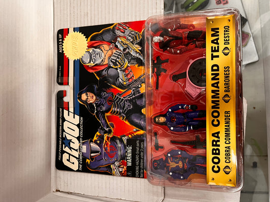 GI Joe COBRA COMMAND TEAM 3 Figure Set, Hasbro 1997