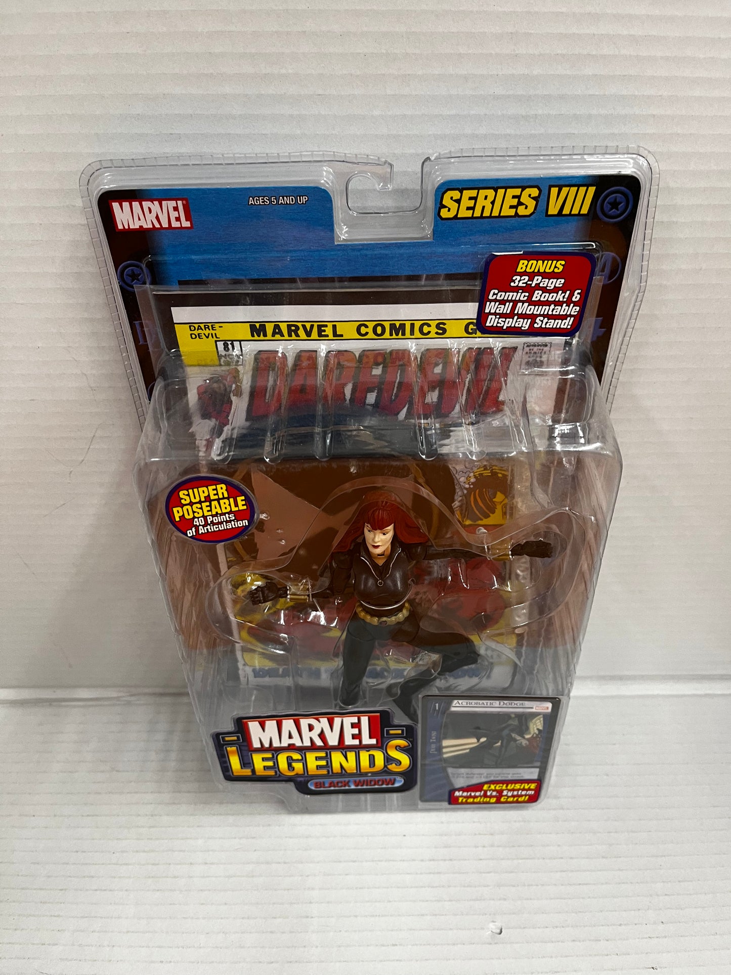 Toy Biz Marvel Legends Black Widow Figure